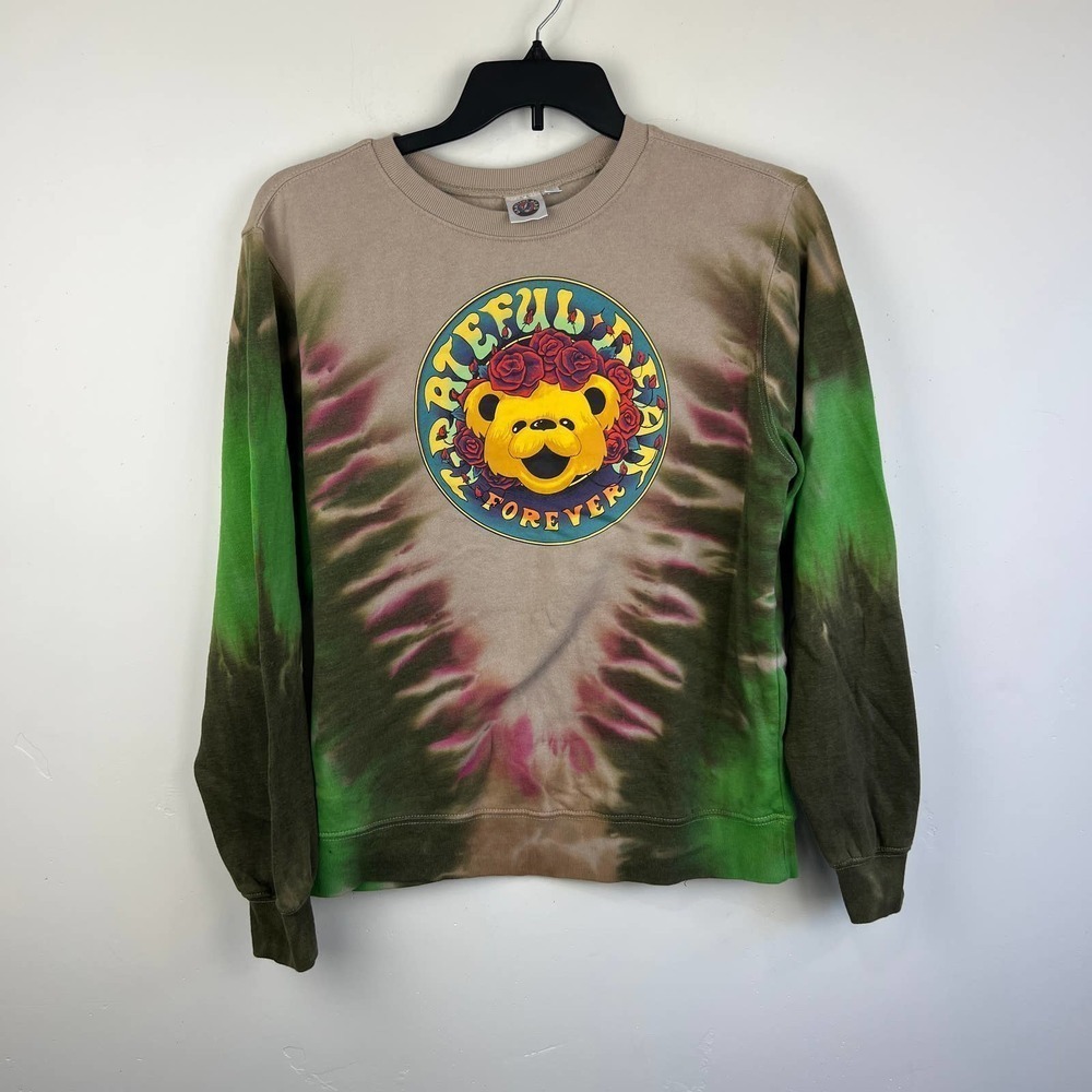 Grateful Dead Forever Tie Dye Scoop Neck Sweater Womens Size: L